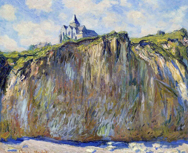 A igreja de Varengeville, efeito matinal - Claude Monet