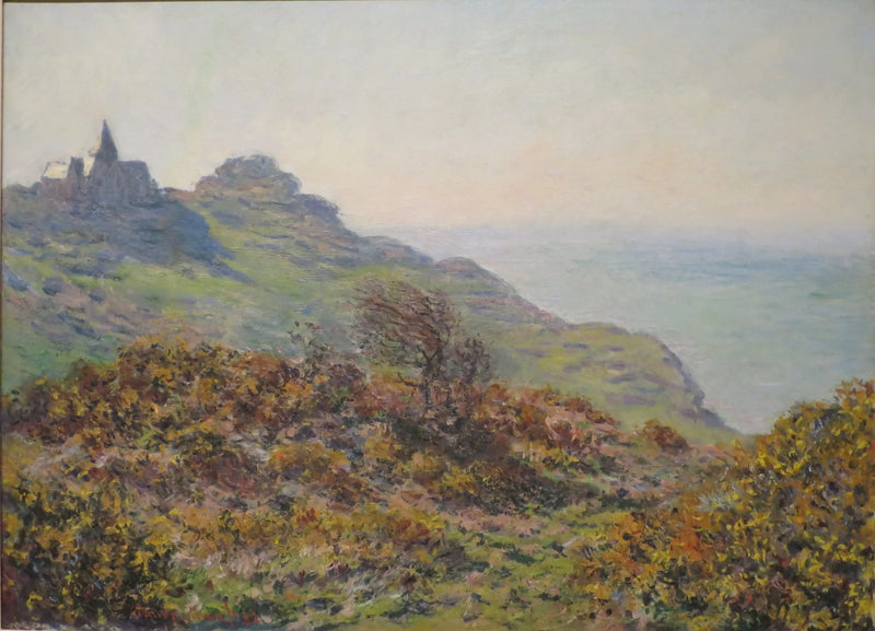 A Igreja de Varengeville e a garganta de Moutiers - Claude Monet
