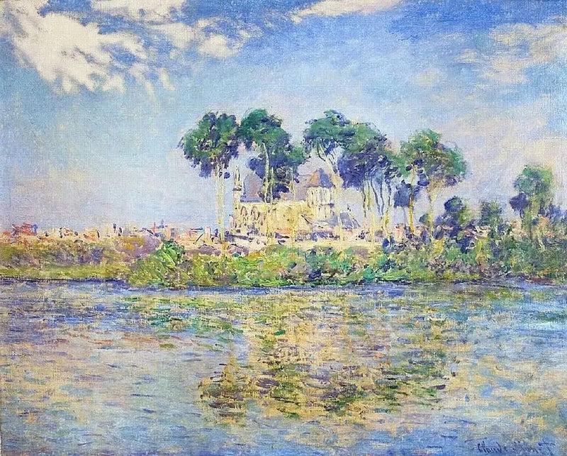 A igreja de Vernon - Claude Monet