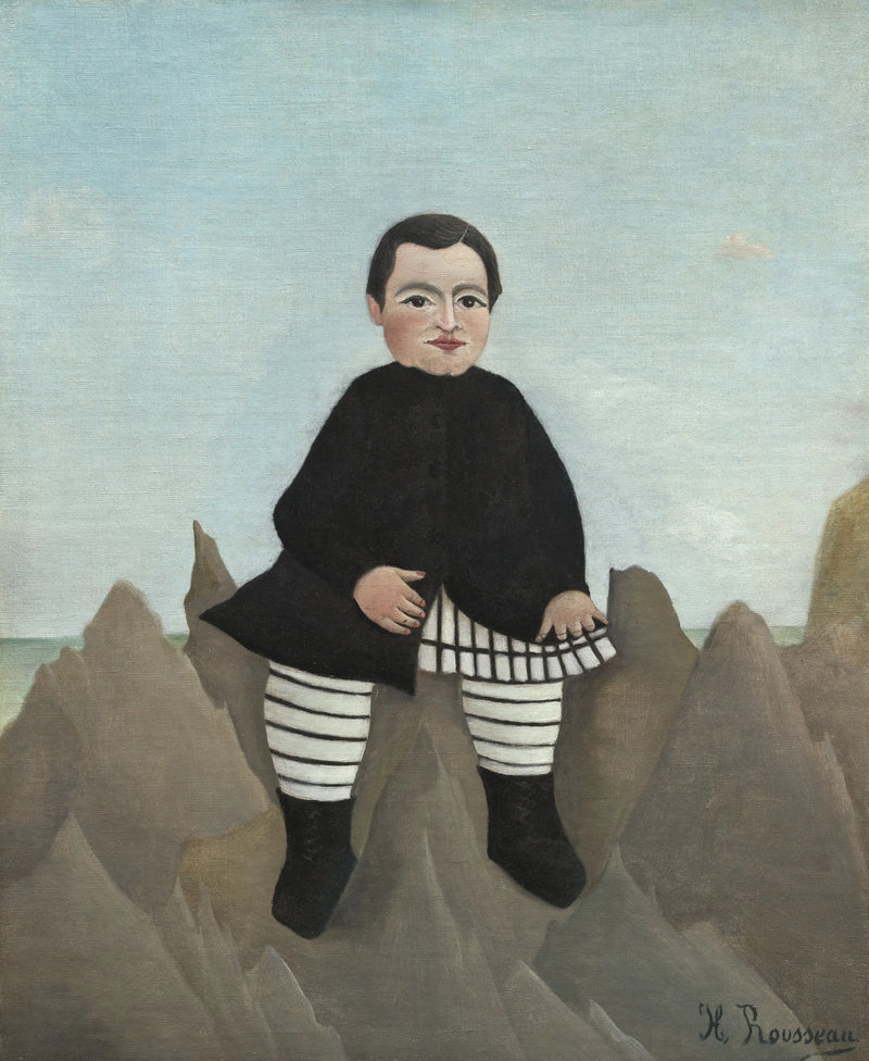 A Criança nas Rochas - Henri Rousseau