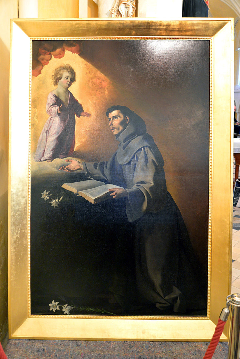 O Menino Jesus aparecendo a Santo Antônio de Pádua - Francisco de Zurbarán
