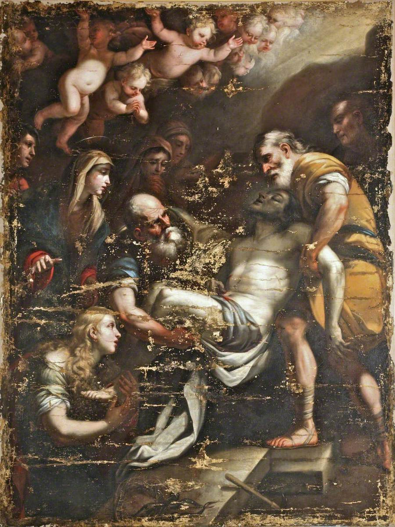 O Enterro - Luca Giordano