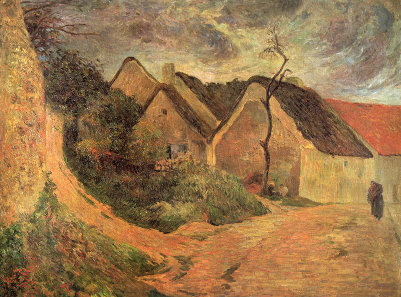 A Entrada de Osny em dia de tempestade - Paul Gauguin