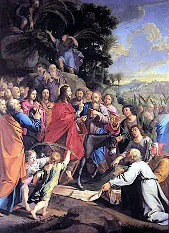 A entrada de Cristo em Jerusalém - Philippe de Champaigne