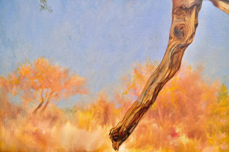 Leopardo em uma árvore | 150 x 100 cm