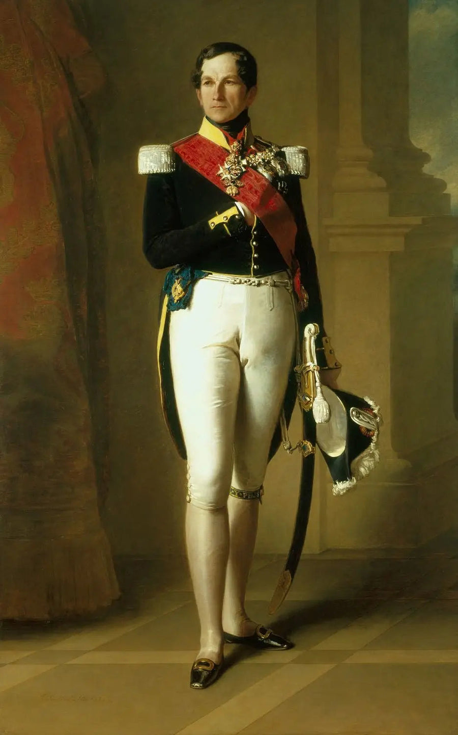 Leopoldo I, rei dos Belgas (1790-1865) - Franz Xaver Winterhalter