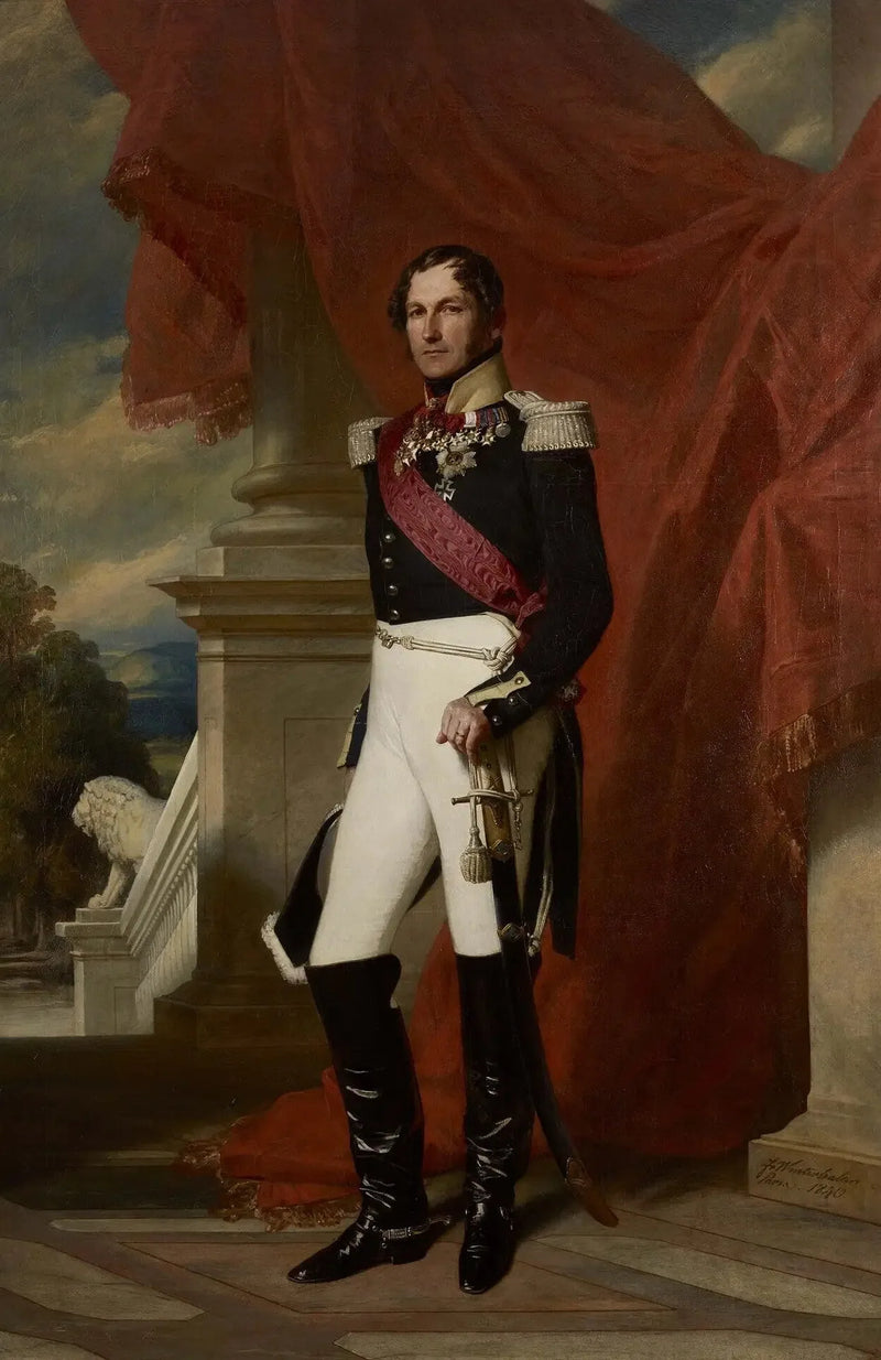 Leopoldo I, rei dos Belgas - Franz Xaver Winterhalter