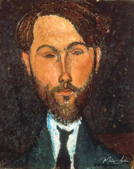 Leopold Zborowski 1917 - Amedeo Modigliani - Reproductions de tableaux et peintures haut de gamme