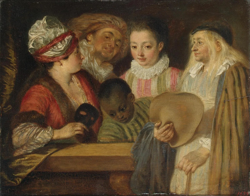 Os Atores da Comédie-Française - Antoine Watteau
