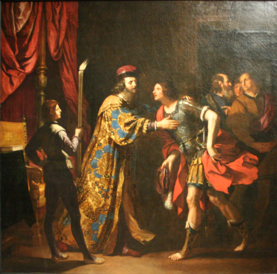 Os Adeus de Catão de Utique ao seu filho - Guercino