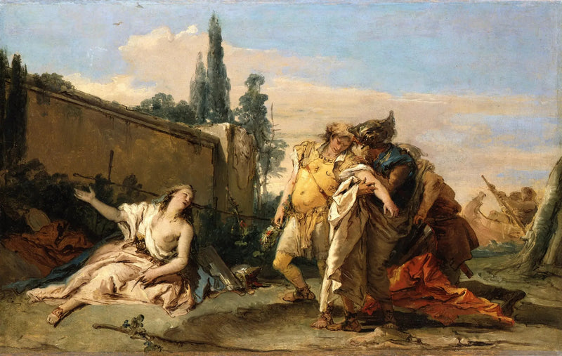Despedidas de Rinaldo para Armida - Giovanni Battista Tiepolo