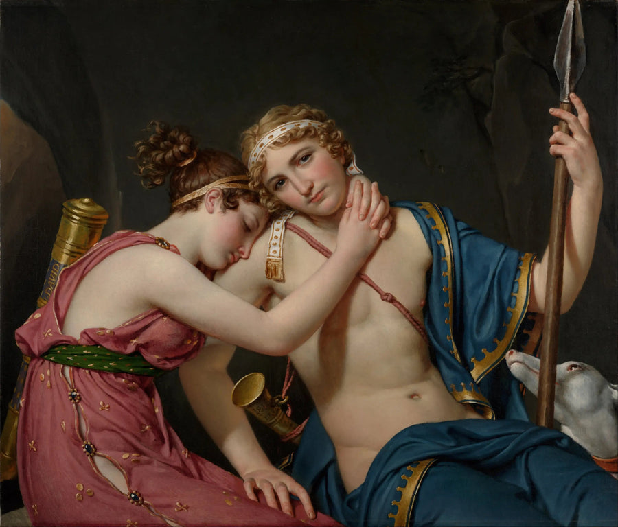 As Despedidas de Telêmaco e de Eucaris - Jacques-Louis David