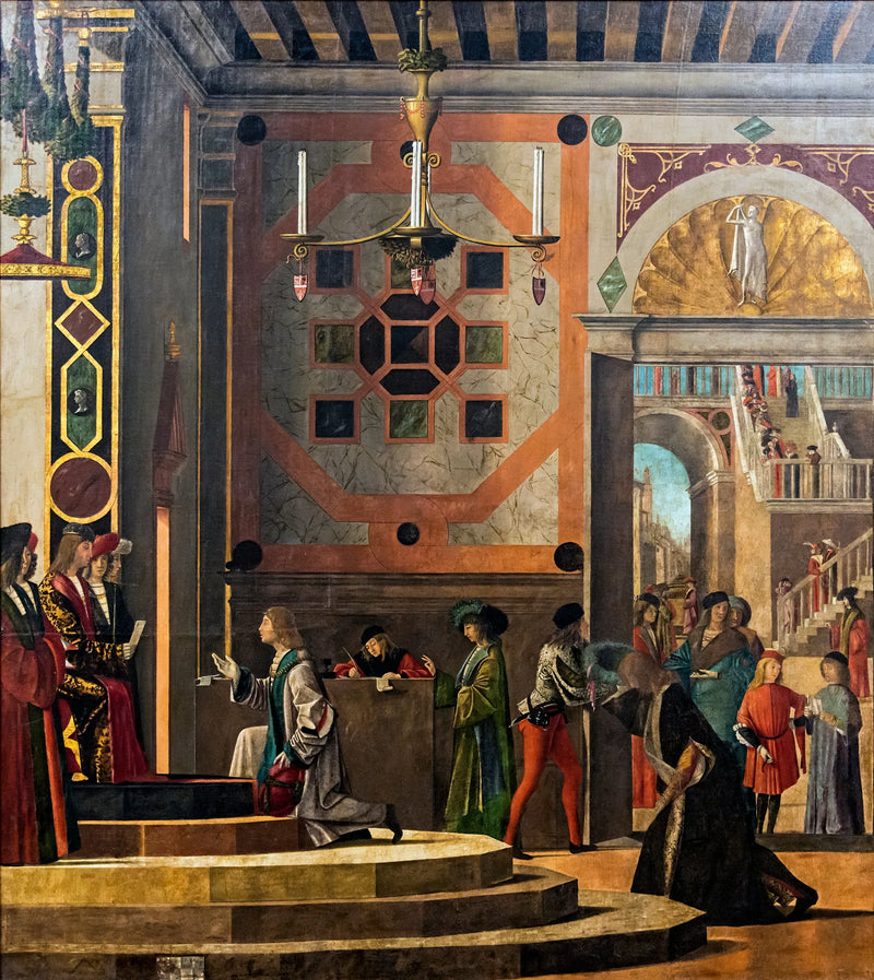 Os Despedidos dos Embaixadores - Vittore Carpaccio