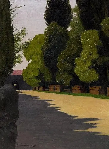 Les Alyscamps, sol matinal - Félix Vallotton