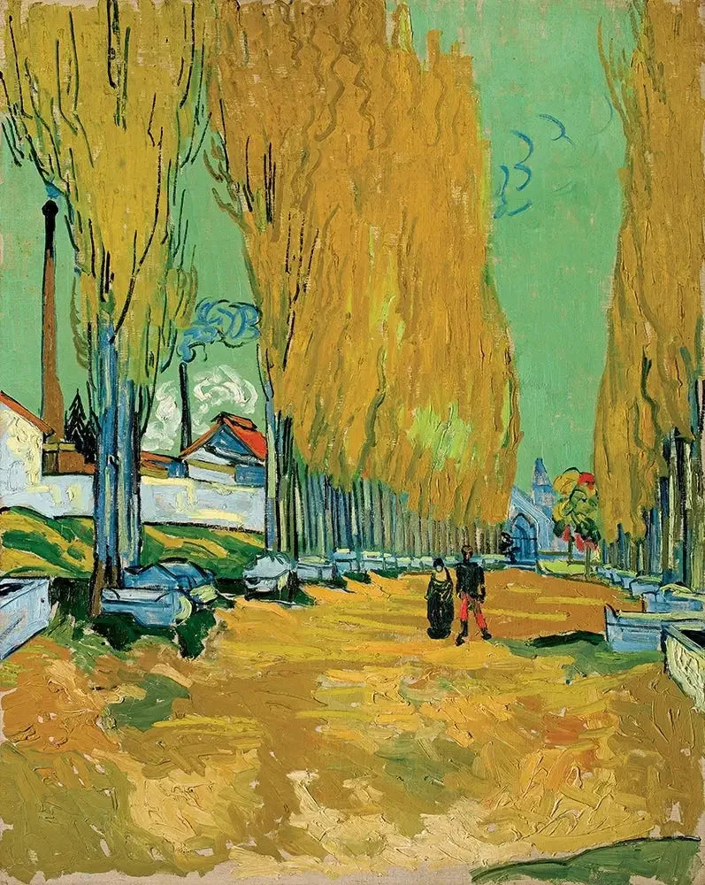Les Alyscamps - Vincent van Gogh image 1 reproduction de peinture à l’huile