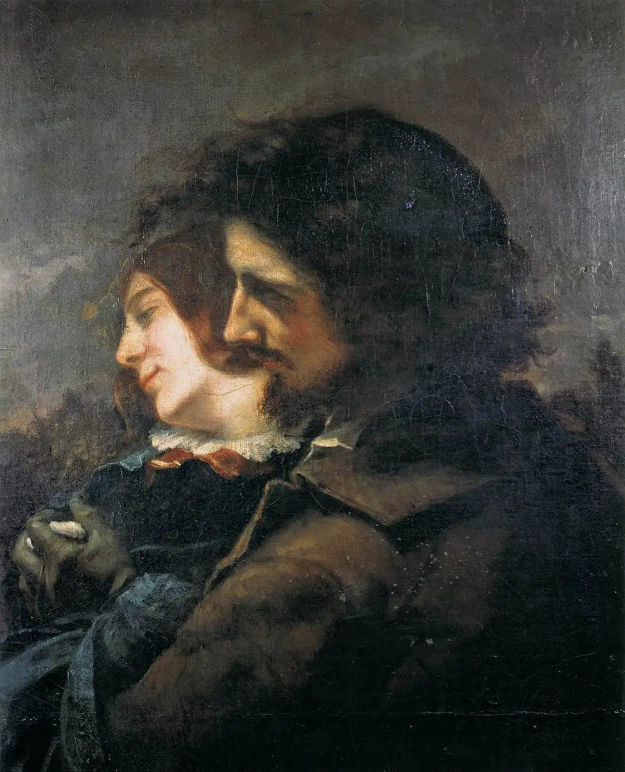 Os Amantes Felizes - Gustave Courbet