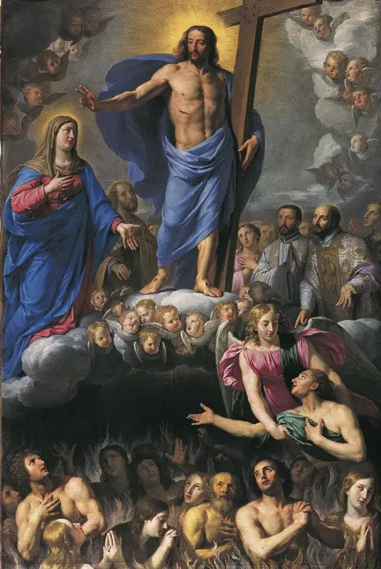 As almas do purgatório - Philippe de Champaigne