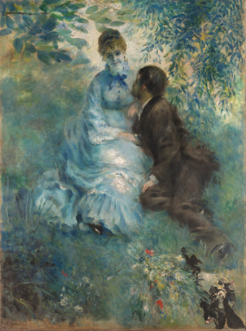 Os amantes - Pierre-Auguste Renoir