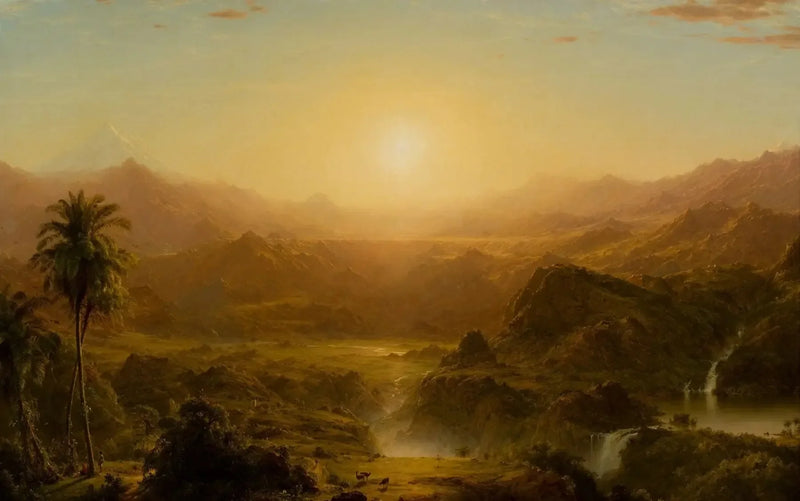 As Andes do Equador - Frederic Edwin Church