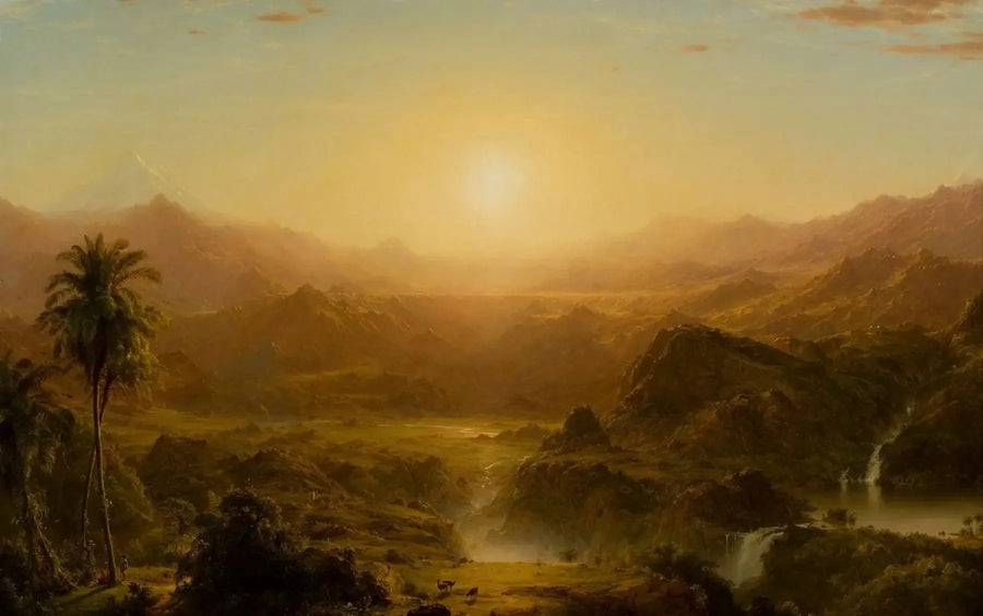 As Andes do Equador - Frederic Edwin Church