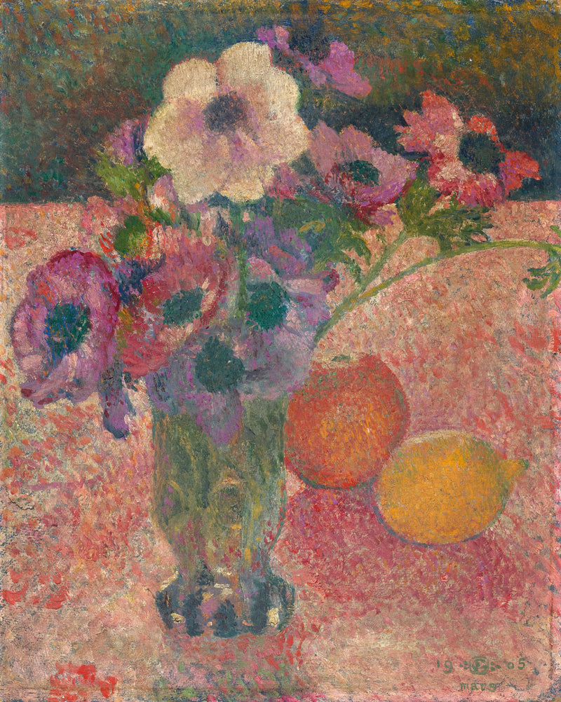 As Anêmonas - Georges Lemmen
