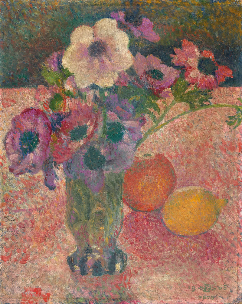 As Anêmonas - Georges Lemmen