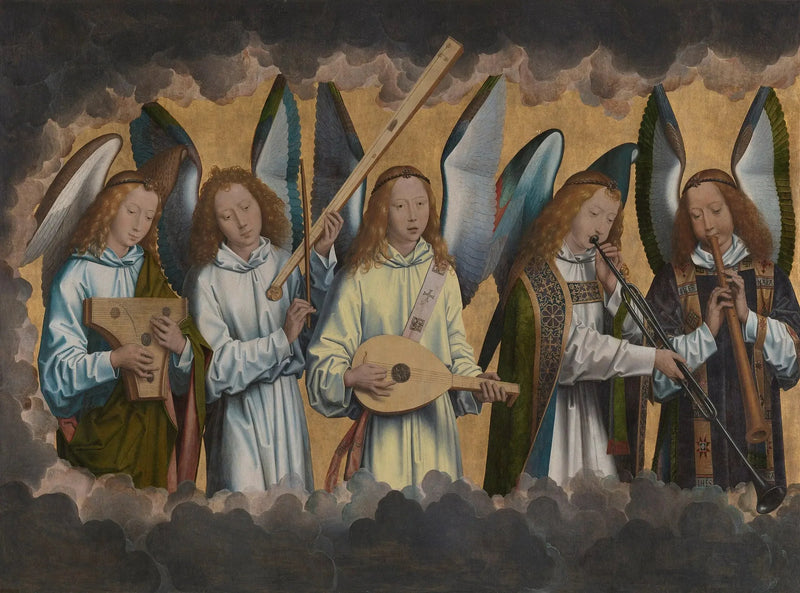 Anjos músicos - Hans Memling