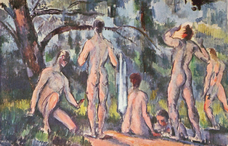 Os Banhistas - Paul Cézanne