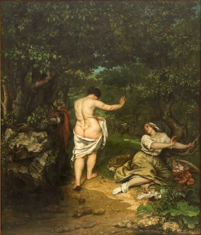 As Banheiras - Gustave Courbet