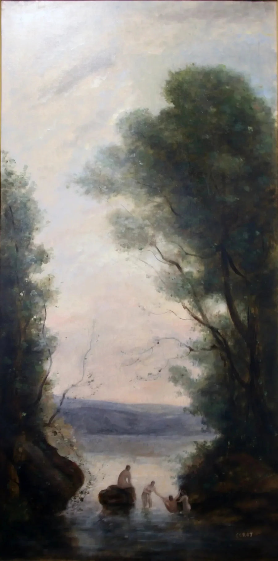 As Banheiras - Jean-Baptiste Camille Corot
