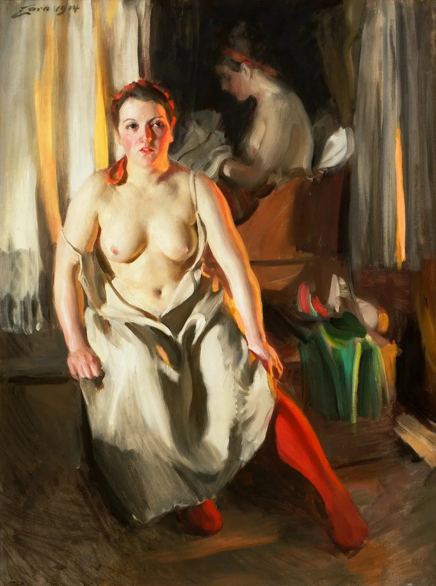 As Meias Vermelhas - Anders Zorn