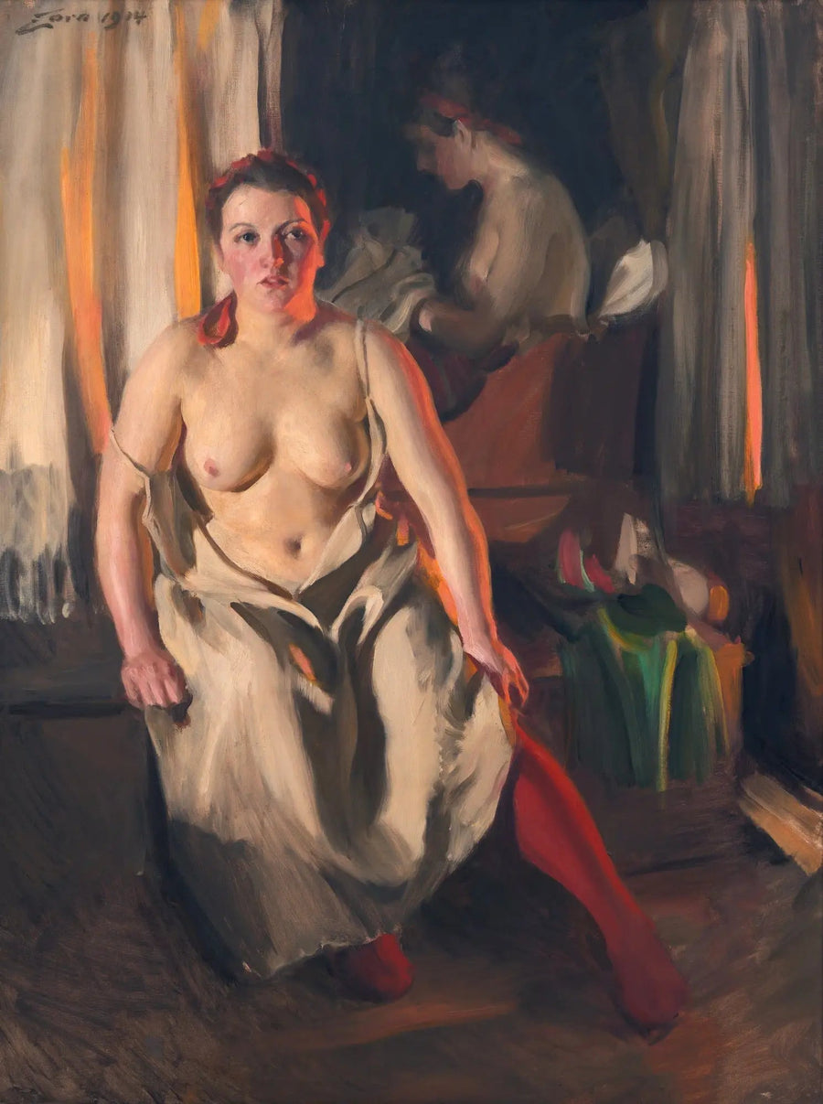 As Meias Vermelhas - Anders Zorn