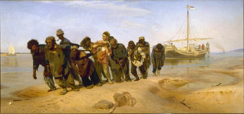 Os Barqueiros do Volga - Ilya Repin