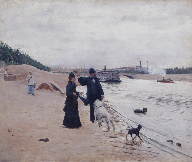 As margens do Sena - Jean Béraud