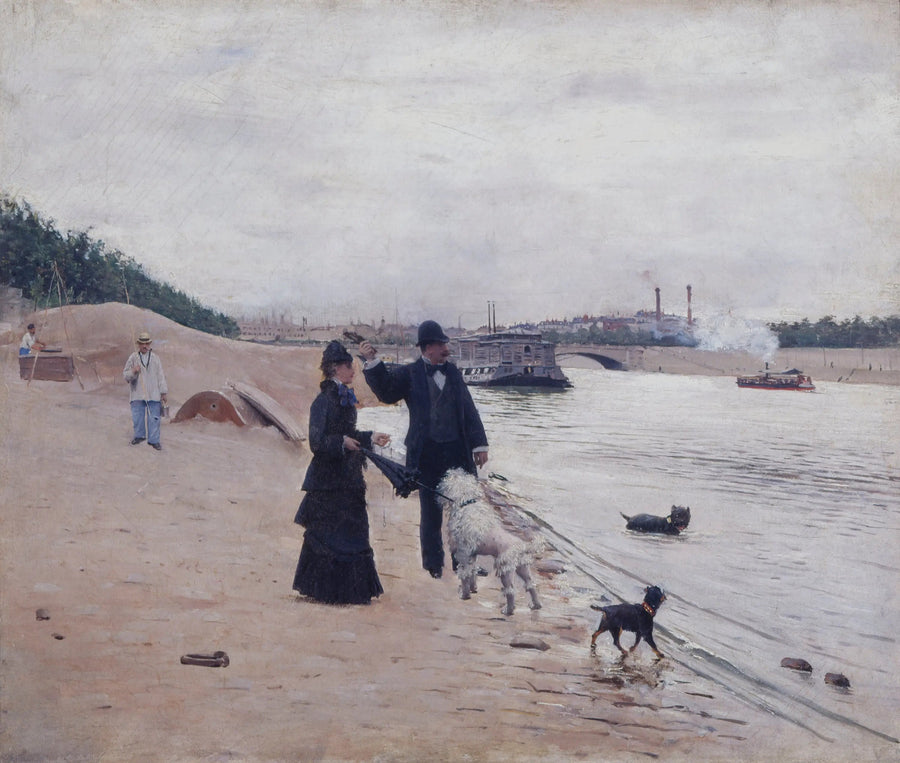 As margens do Sena - Jean Béraud