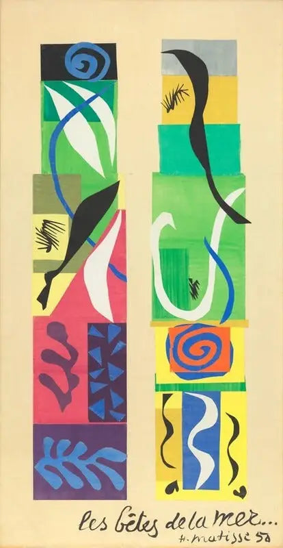 Os Bichos do Mar - Henri Matisse