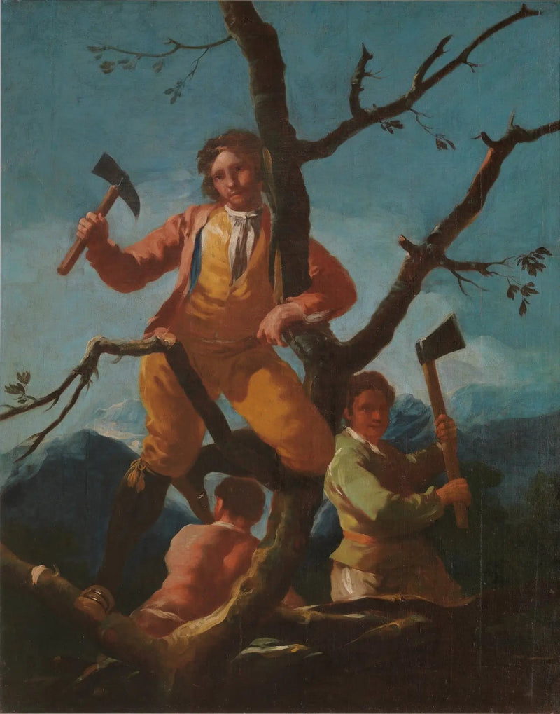 Os Lenhadores - Francisco de Goya