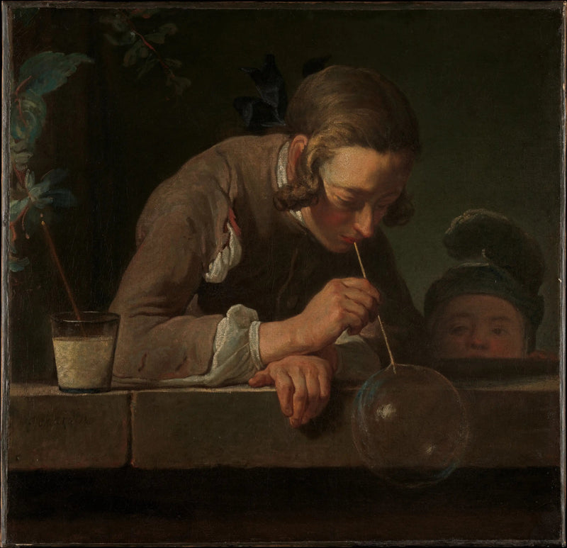 As Bolhas de Sabão - Jean Simeón Chardin