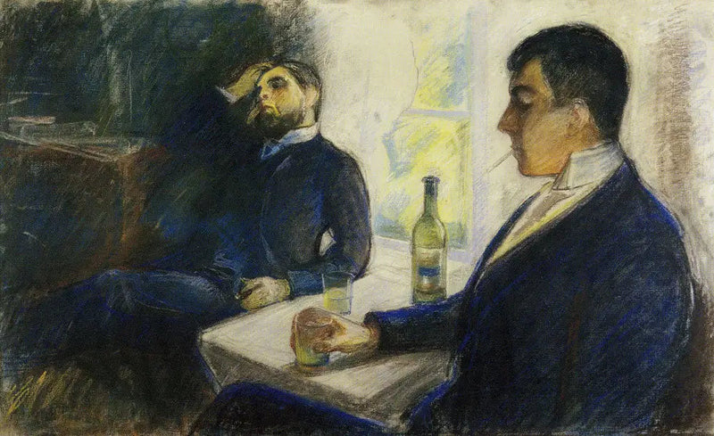 Os Bebedores de Absinto - Edvard Munch