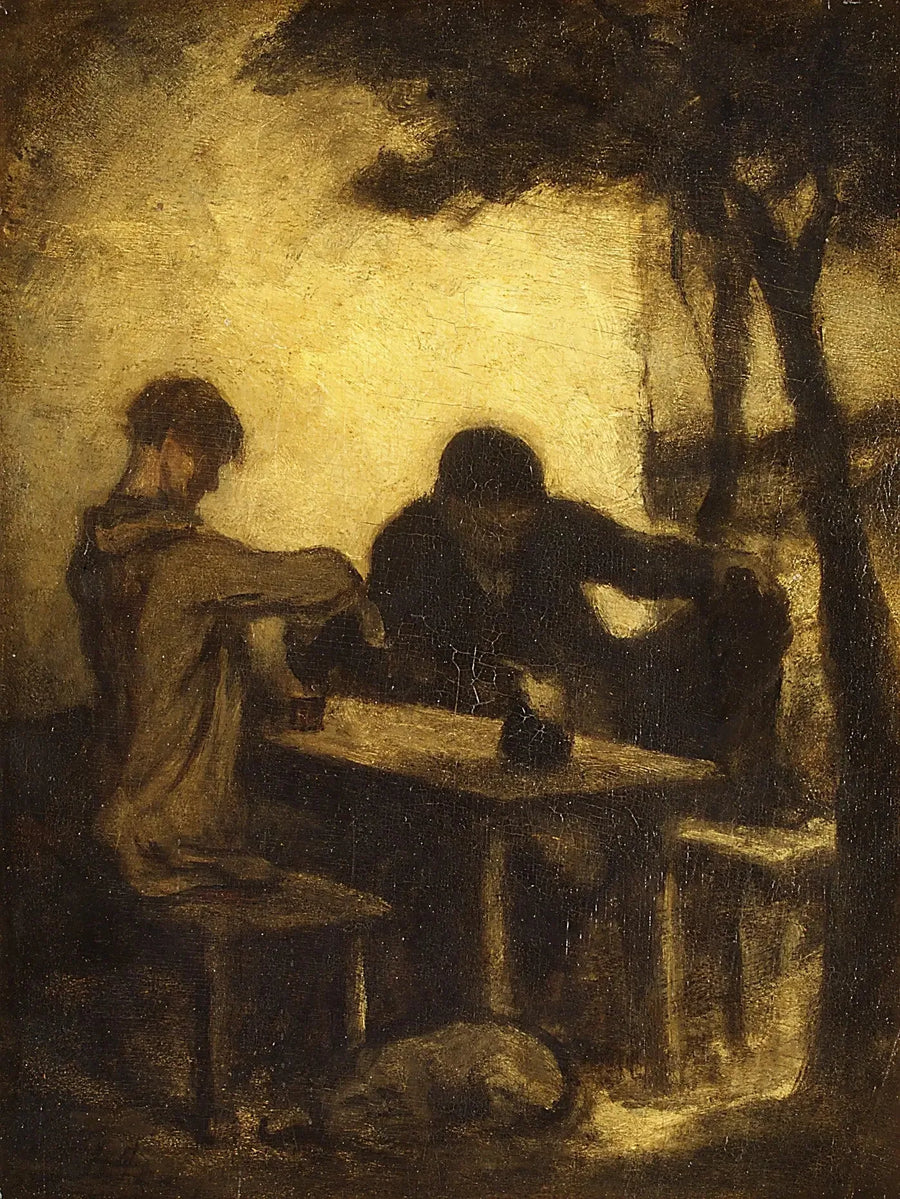 Os bebedores - Honoré Daumier