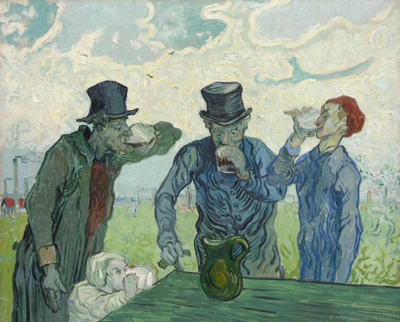 Os bebedores - Vincent van Gogh