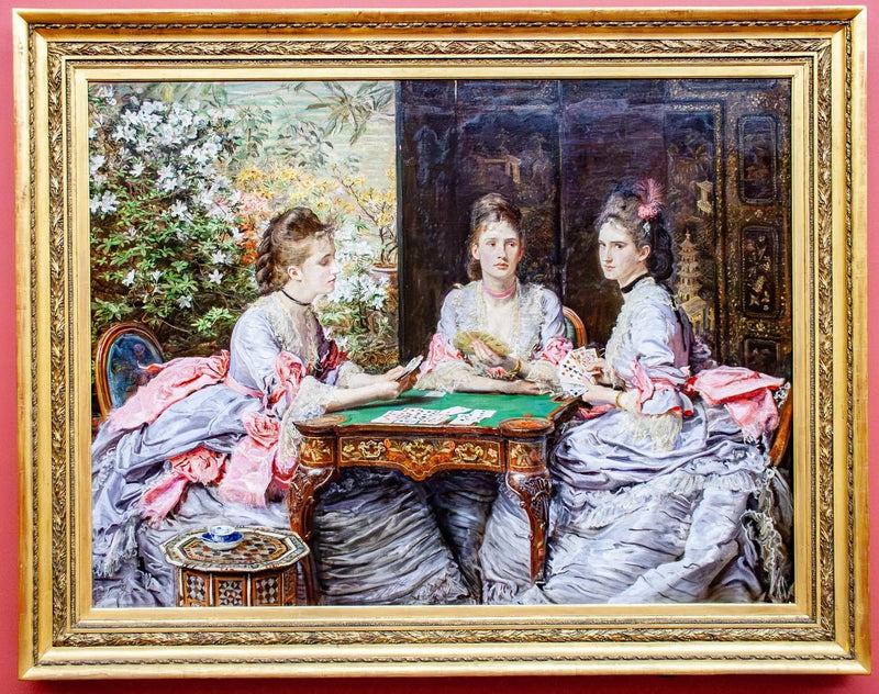 Os corações são trunfos - John Everett Millais