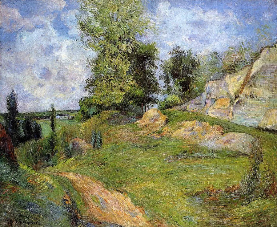 As Carreiras do Repolho, perto de Pontoise - Paul Gauguin