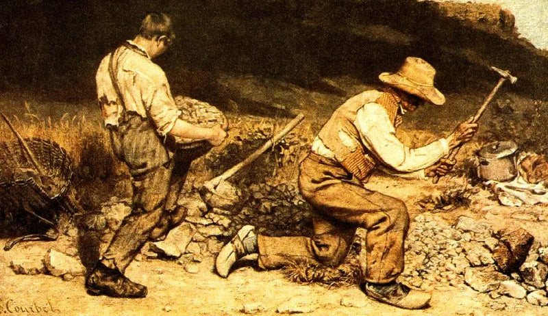 Os quebradores de pedras - Gustave Courbet