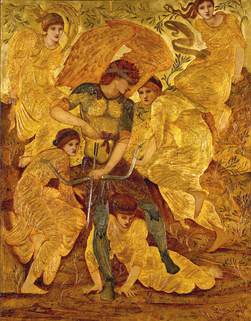 Les champs de chasse de Cupidon - Edward Burne-Jones image 1 tableau peint à l’huile sur toile