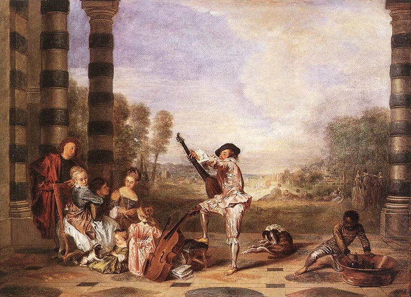 Os encantos da vida - Antoine Watteau