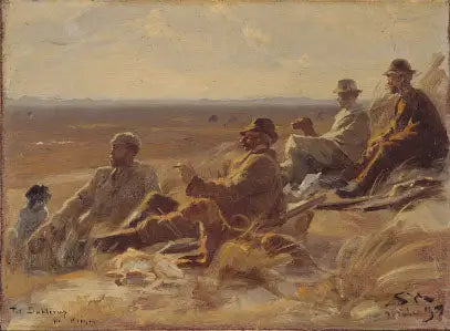 Os caçadores de Skagen (versão pequena) - Peder Severin Krøyer
