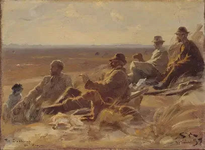 Os caçadores de Skagen (versão pequena) - Peder Severin Krøyer