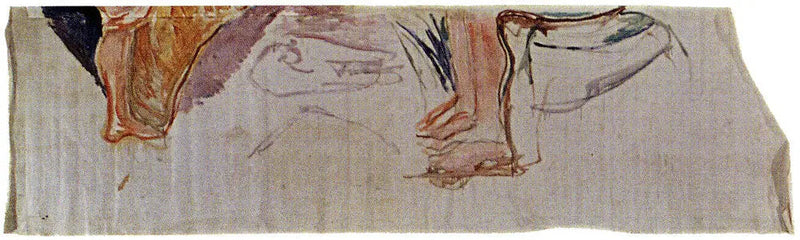 Os Pesquisadores: pés de crianças - Edvard Munch