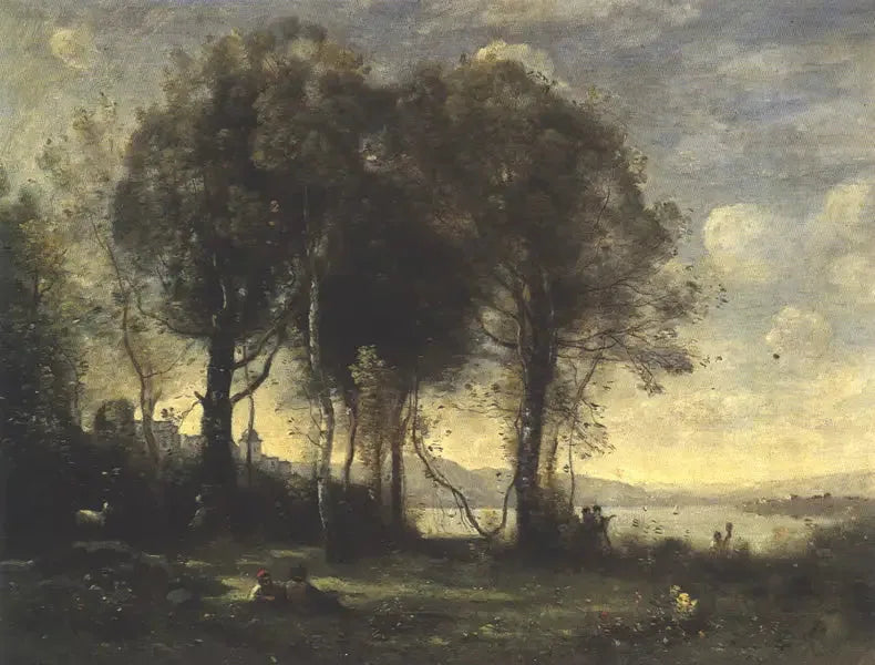 Os Carreiros das Ilhas Borromées - Jean-Baptiste Camille Corot